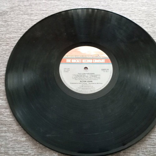 Elton John Too Low For Zero LP Album vinyl record used, pop