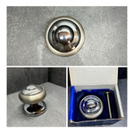 Πόμολο-Μπουλ εξώθυρας καινούργιο, inox mat, ορείχαλκος