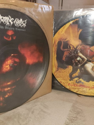 Picture discs Rotting Christ Thy Mighty Contract και Septic Flesh Mystic Places of Dawn σαν καινούργια