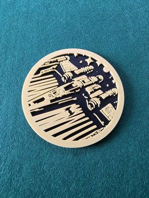 Star Wars X-wing starfighter подложка нова, 3d принтирана