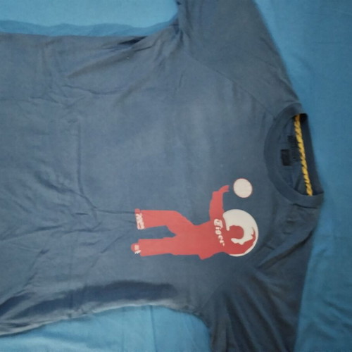 T shirt Onitsuka Tiger size L like new, blue and red
