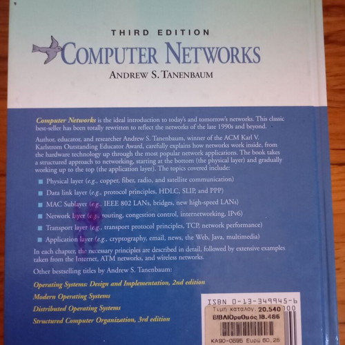 Computer Networks third edition by Andrew S. Tanenbaum used