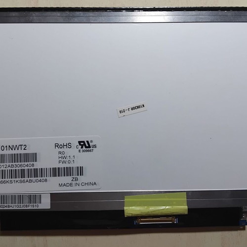 LCD screen M101NWT2 10.1'' 1024x600 LED used, compatible with Lenovo Asus Acer