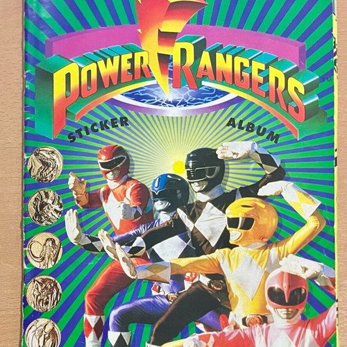 Power Ranger Carusel 1994 sticker album used