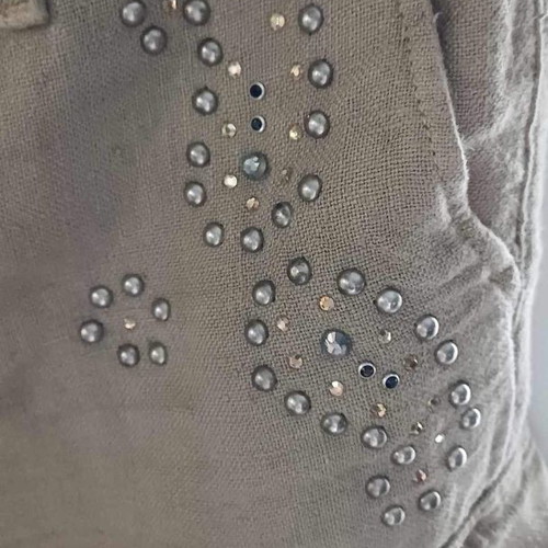 Pants used khaki with studs
