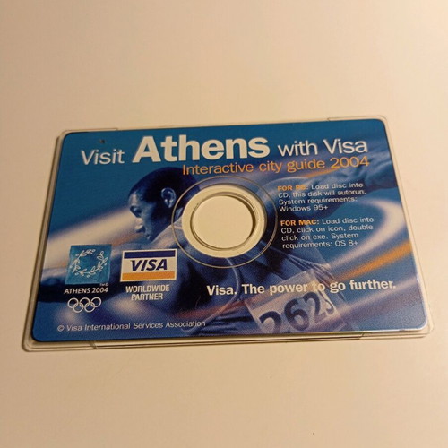 Athens Guide CD-ROM Olympic Games 2004 collectible like new