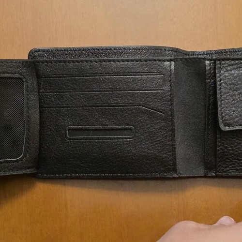 Mont Blanc wallet like new, black with coin case