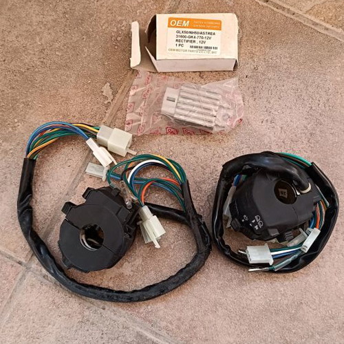 Honda Supra - Astrea switches and voltage rectifier new