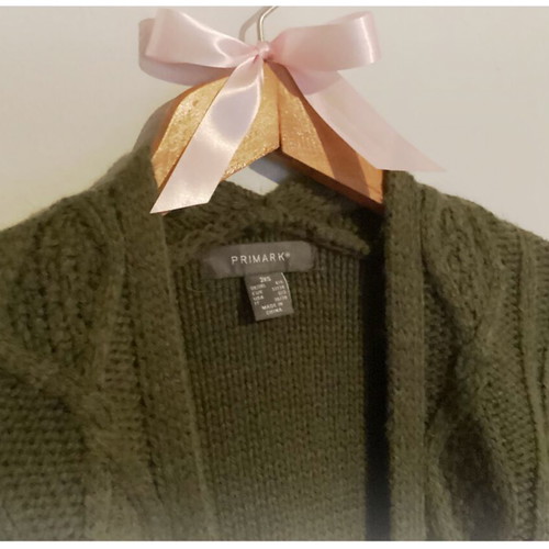 Primark knitted cardigan dark green like new