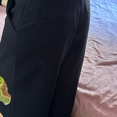 Zip culottes like new, size M, blue