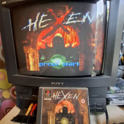PS1 Hexen used, complete in good condition