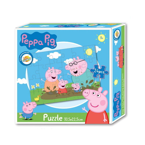Peppa Pig Kids Puzzle 24 pcs new