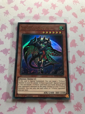 Yugioh κάρτα S-Force Lapcewell Ultra Rare 1st Edition καινούργιο