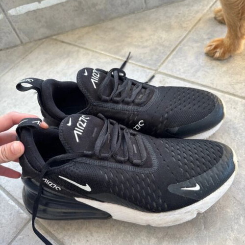 Nike Air Max 270 athletic shoes like new, size 39, black