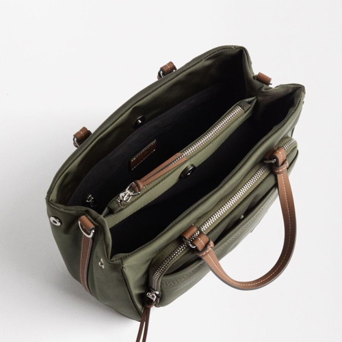 Parfois nylon tote bag new, green