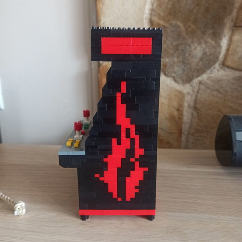 Street Fighter Cabin with Blocks New