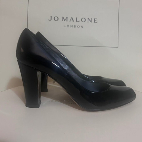 Enric Navarro Black Patent Leather Pumps Size 38 Like New