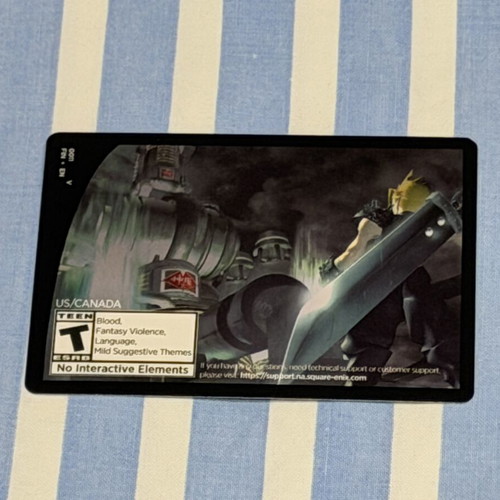 Magic: The Gathering x Final Fantasy Final Fantasy VII Steam Key Promo Card NM/MT
