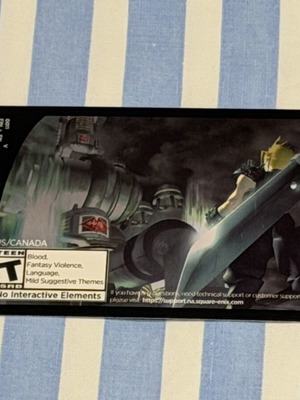 Magic: The Gathering x Final Fantasy Final Fantasy VII Steam Key Promo Card NM/MT