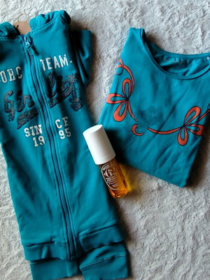 Σετ Orchestra ζακέτα και μπλούζα μπλε σαν καινούργιο για κορίτσια 10-12 ετών