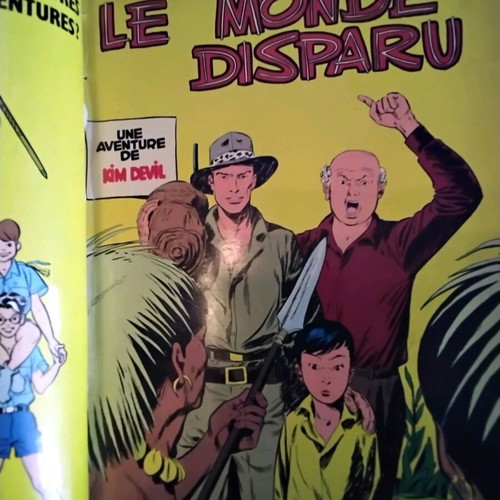 Volume of 7 French comics used, good condition, 1952+