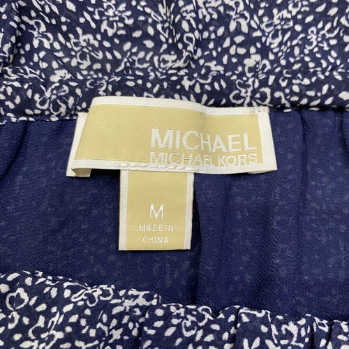 Michael Kors blouse like new, size M, white and blue