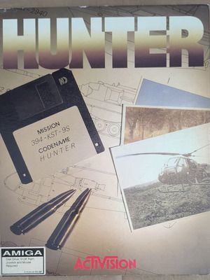 Hunter Activision Amiga game used, no manual