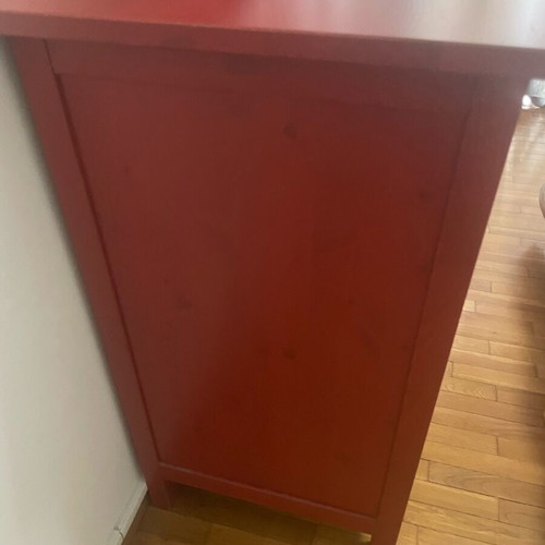 princess polly baby blue dress Rare Solid Wood Red Ikea Hemnes Two Drawers Nightstand. for Sale in  Portland, OR main image 1