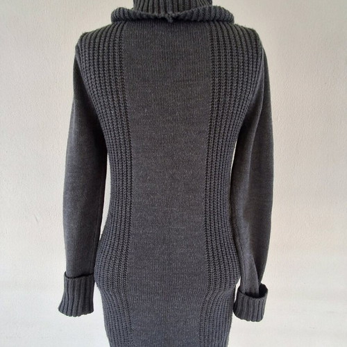 Knitted dress Divided by H&M L like new, gray