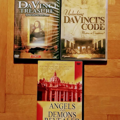The Da Vinci Code pack of 3 DVDs new, documentary with subtitles