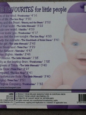 Music CD for babies new