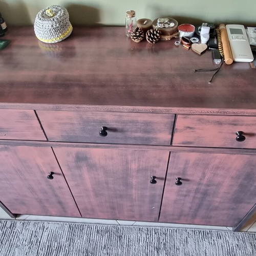 Bedroom Vanity Set with Mirror Industrial Design like new