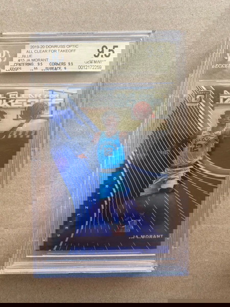 Ja Morant Rookie αριθμημένη κάρτα /49 BGS 9.5