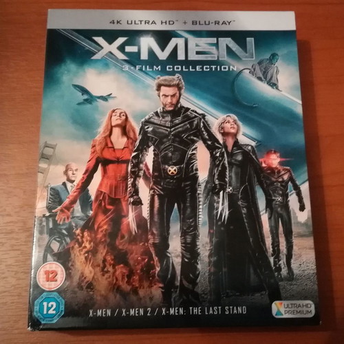 X-Men Τριλογία Blu-ray σε πολύ καλή κατάσταση χωρίς ελληνικούς υπότιτλους