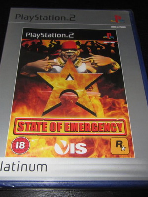 State of Emergency Sony PS2 παιχνίδι καινούργιο σφραγισμένο