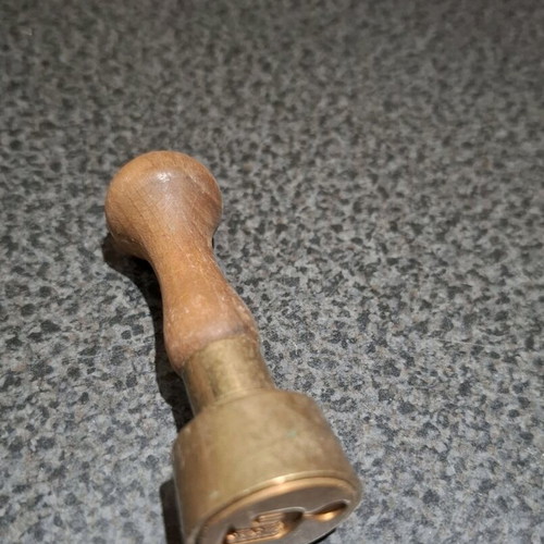 Scania 1891–1991 brass seal like new