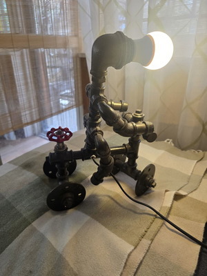Art table lamp