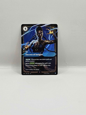 League of Legends Riftbound Vendetta Decree of Insight card