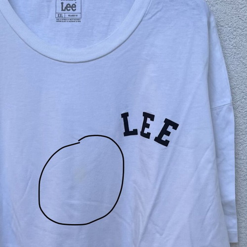 Lee men's white T-shirt XXL regular fit