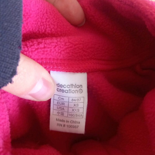 Fleece thick like new, size XS