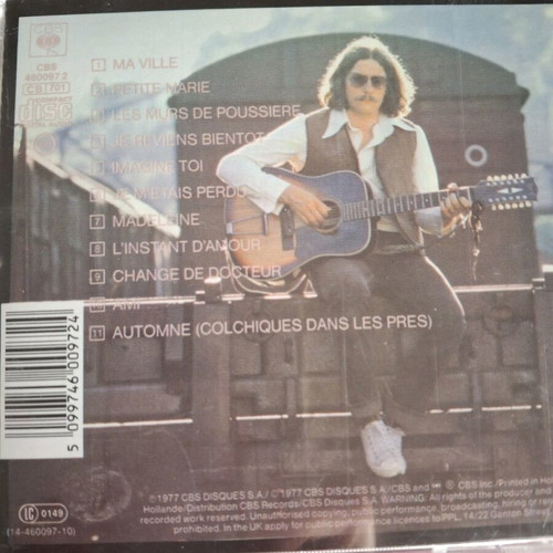 Pack of 6 French music CDs used, good condition