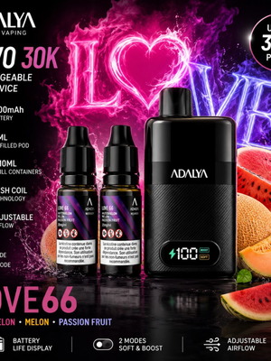 Adalya Levo 30K Love66 ново устройство за вейп