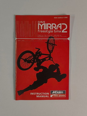 Dave Mirra Freestyle BMX 2 PS2 manual used, English edition