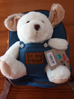 Shoulder bag new with removable animal