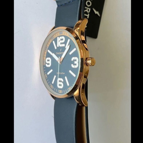Thorton 9004151 watch like new with blue leather strap