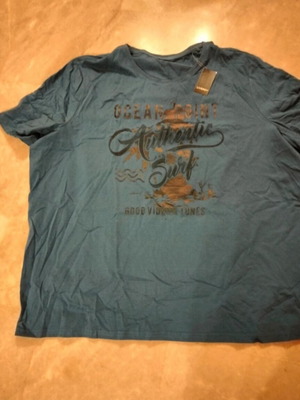 Summer T-shirt XXL new, cotton, navy blue