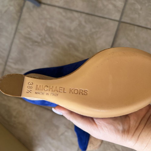 Michael Kors Blue Platform Sandals New Size 38.5