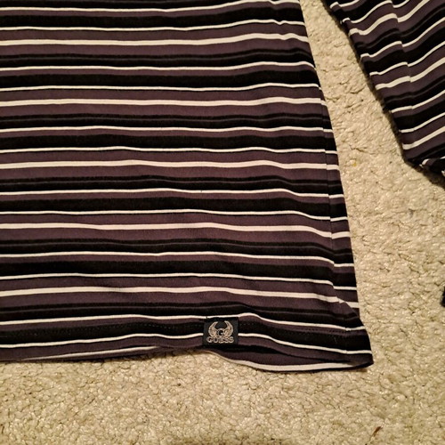 Guess shirt XL like new, black and purple