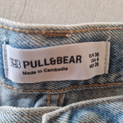 Pull & Bear denim shorts size 36, blue