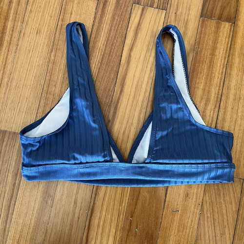 Bikini Shein like new, blue striped